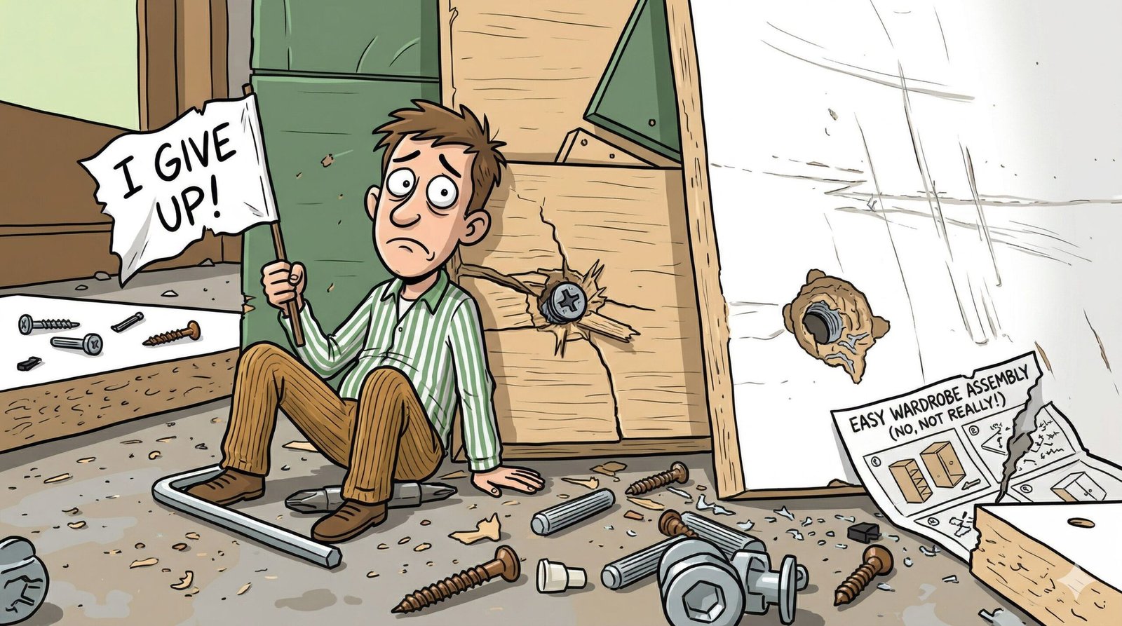 Gagal Rakit Furniture Sendiri? Ini yang Terjadi Kalau Maksa DIY Tanpa Pengalaman!