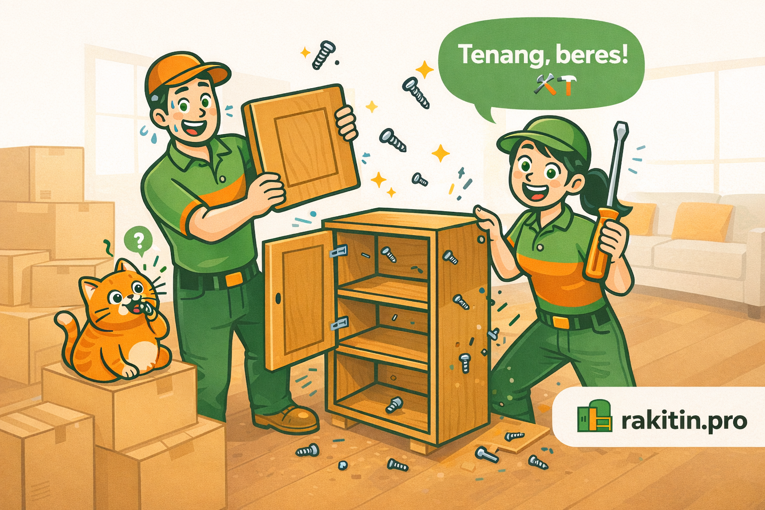 Jasa Tukang Bongkar Pasang Lemari Pindahan Terpercaya di Yogyakarta – Rakitin.pro